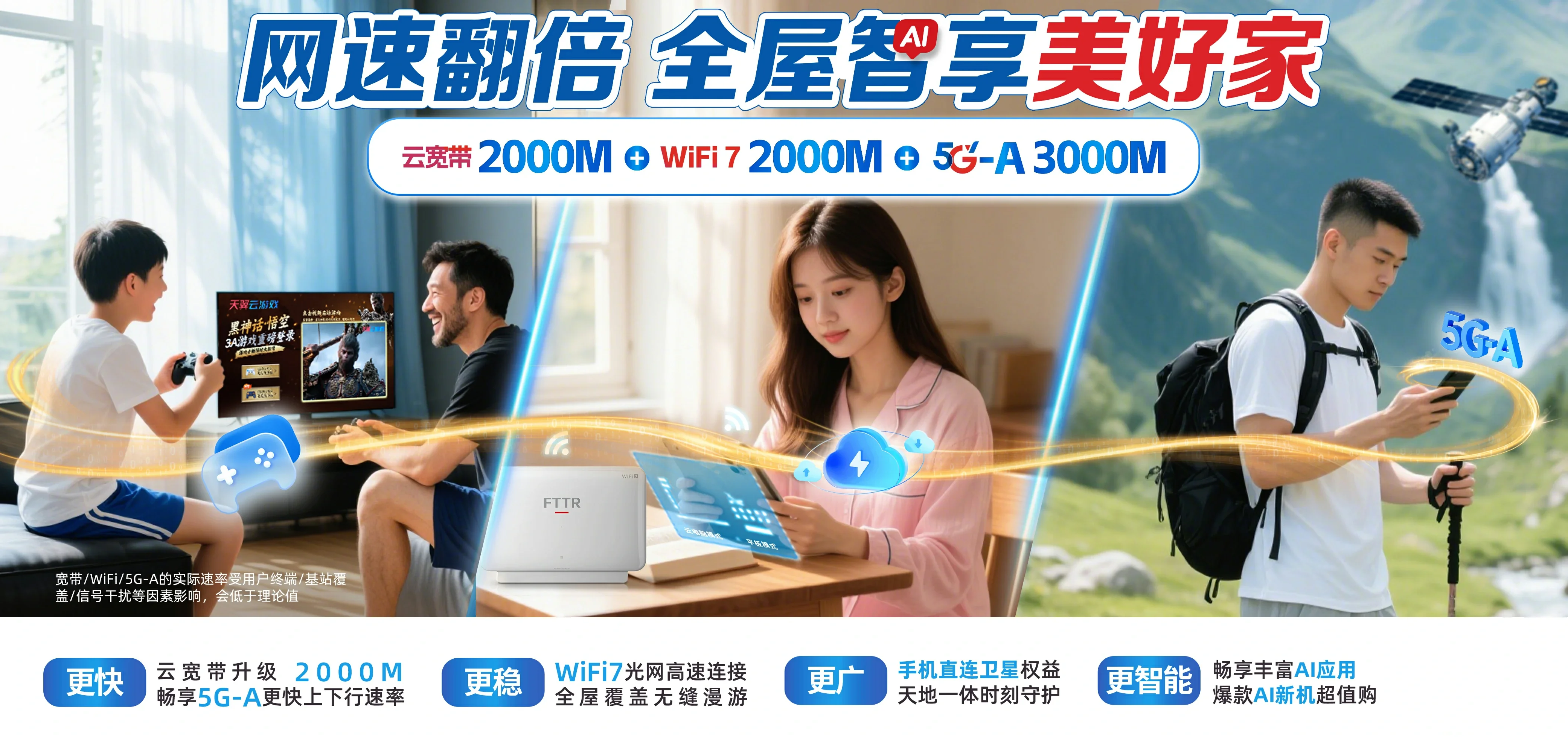 中国电信 梨树区电信宽带 宽带套餐